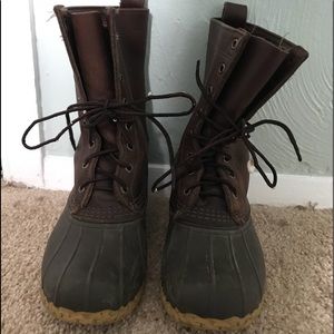 Chocolate Brown Bean Boots